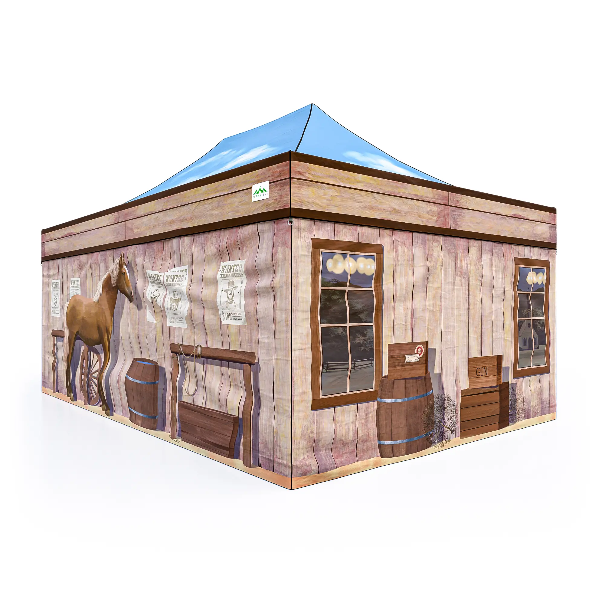 Western easy up tent thematent